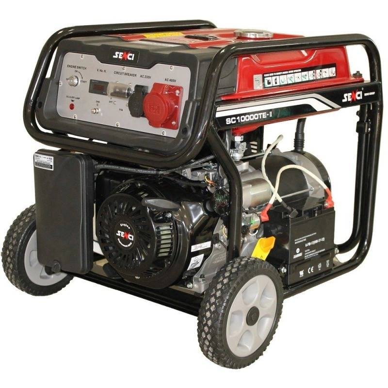 Generator de curent SENCI SC10000TE TOP putere maxima 8,5 kW/400V 2,8 kW/230V pornire electrica