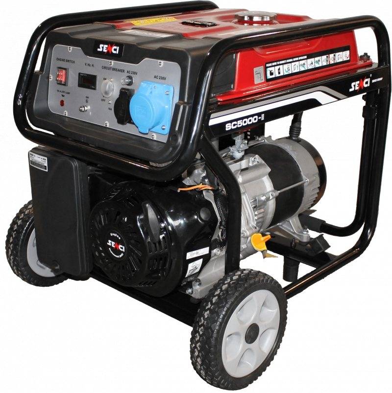 Generator de curent SENCI SC5000 TOP putere maxima 4,5 kW 230V