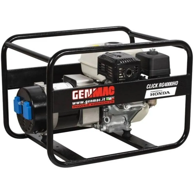 Generator de curent GENMAC Click RG4000HO putere maxima 3,1 kW 230V motor Honda GP200