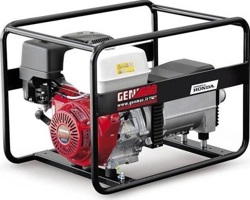 Generator de curent GENMAC Click RG7300HO putere maxima 6,4 kW 230V motor Honda GX390