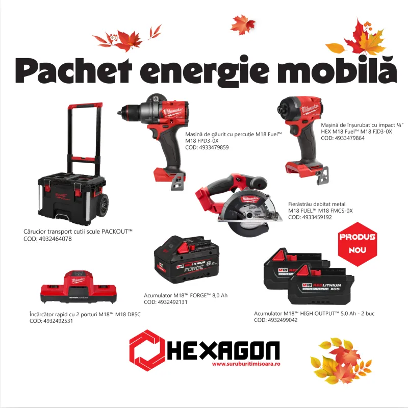 Pachet energie mobilă Milwaukee