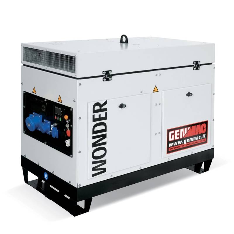 Generator insonorizat GENMAC WONDER RG14000HS-M5 Pmax. 14,7 kVA, 230V, Honda iGX800, QFDPNT.PLUSPM26 25L
