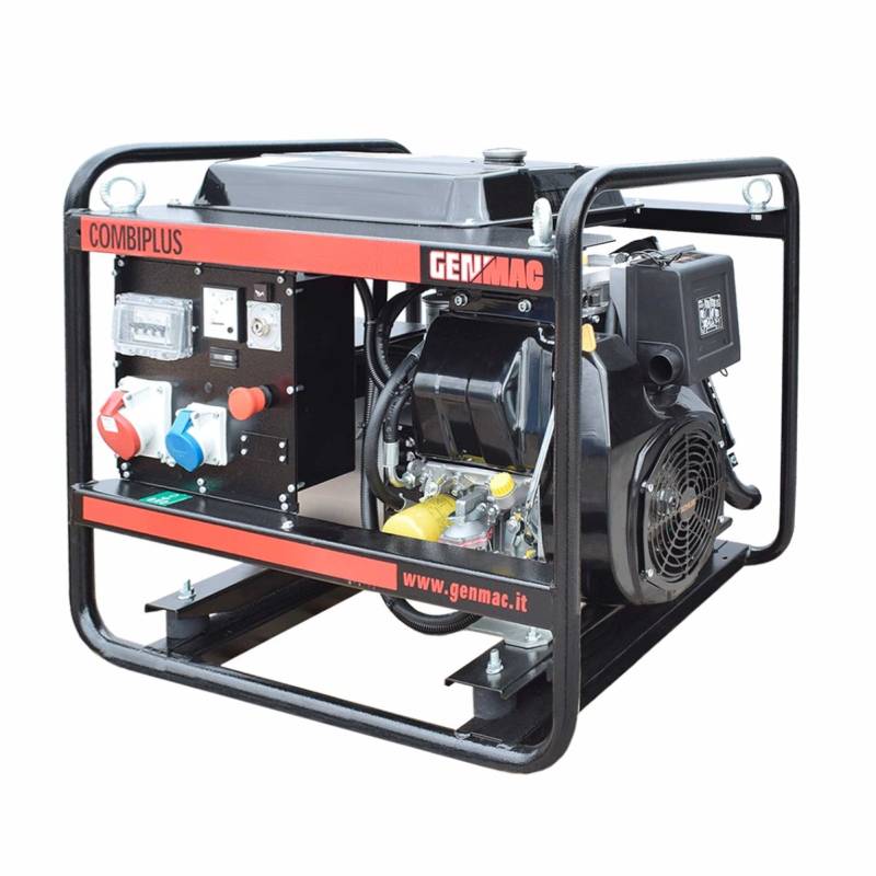 Generator de curent GENMAC CombiPlus G11100KEO GP P max. 12,3 kVA/400V motor diesel Kohler KD425/2