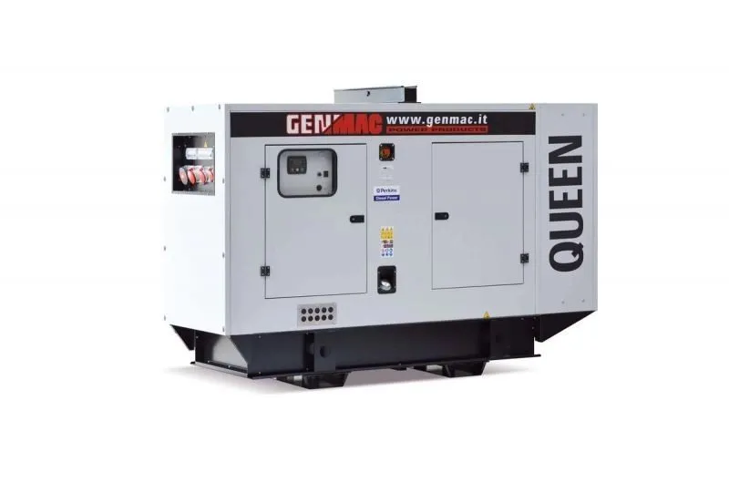 Generator insonorizat GENMAC Queen G160IS Pmax. 176 kVA 400V, Iveco, QT2A-4520+WH