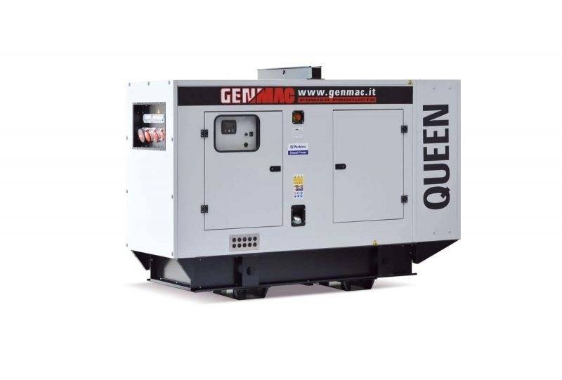 Generator insonorizat GENMAC Queen G130IS Pmax. 131 kVA 400V, IVECO, SYNC DSE-8610+WH+EG+SK02