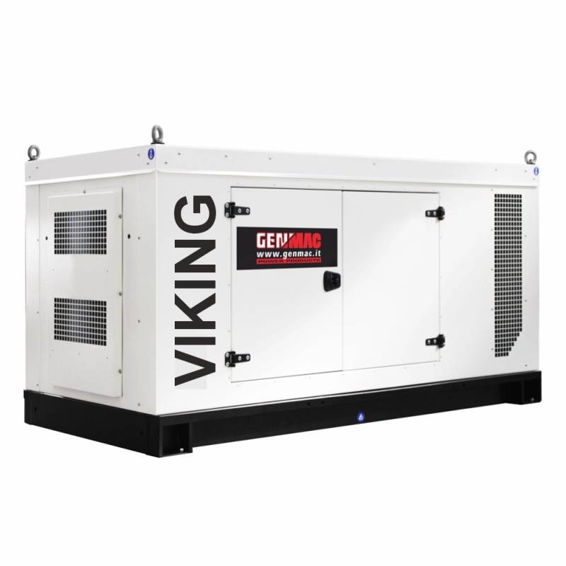 Generator silent GENMAC G100BS, QTVA 4520, max. 110 kVA-400V, WH