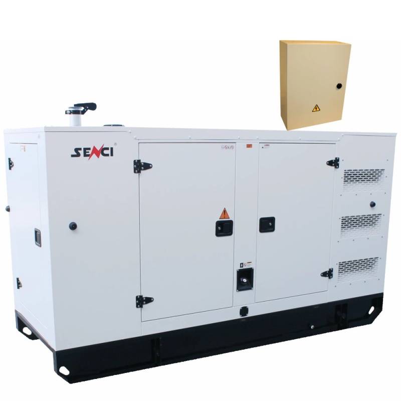 Generator insonorizat SENCI SCDE162i-YCS putere maxima 162 kVA 400V ATS inclus