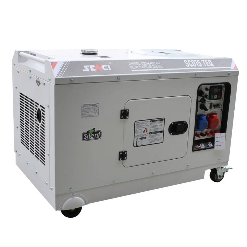 Generator insonorizat Senci SCD15 TEQ putere max 15kVA 230V/400V, Diesel, fara ATS