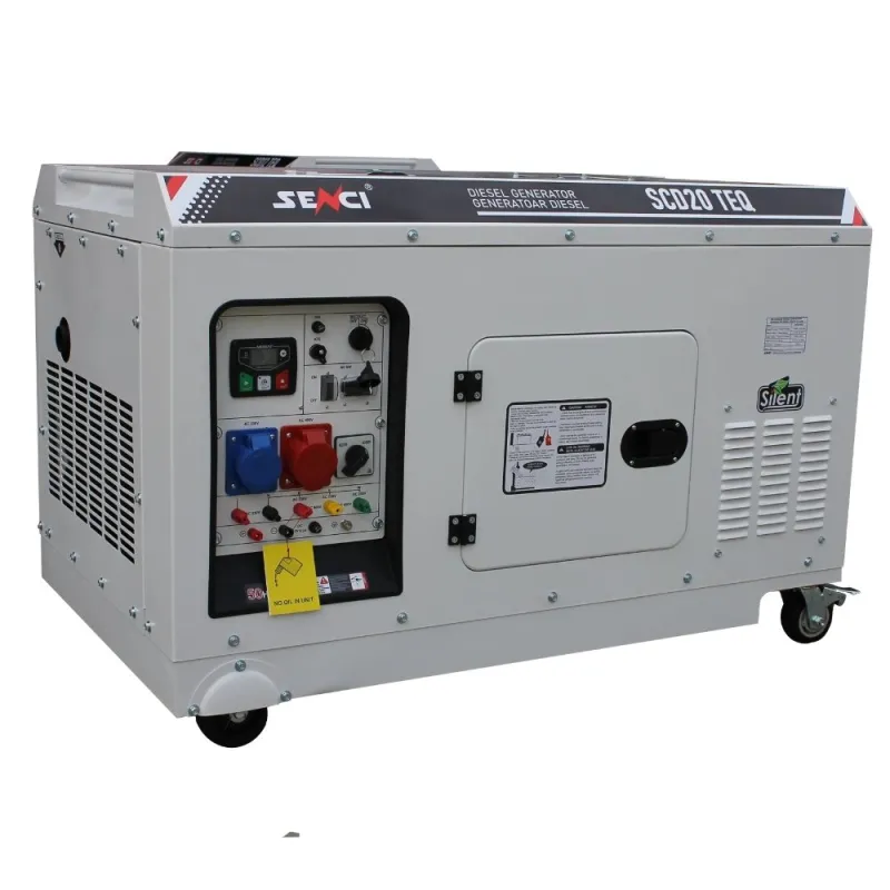 Generator insonorizat Senci SCD20 TEQ putere max 20kVA 230V/400V, Diesel, fara ATS
