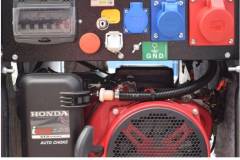 Generator de curent GENMAC CombiPro G5500HC-M P maxim 4,6 KW/400V 1,5 KW/230V motor Honda GX270