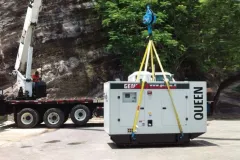 Generator insonorizat GENMAC Queen G170IS putere maxima 176 kVA 400V motor Iveco